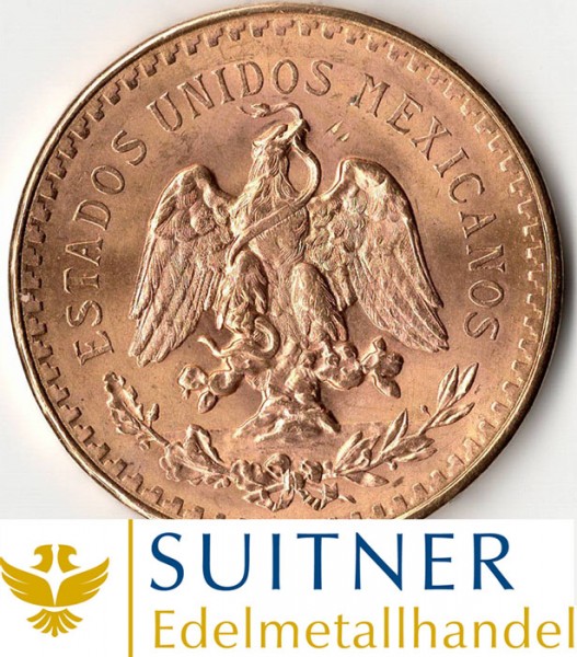 Goldmünze 50 Pesos Mexico Centenario