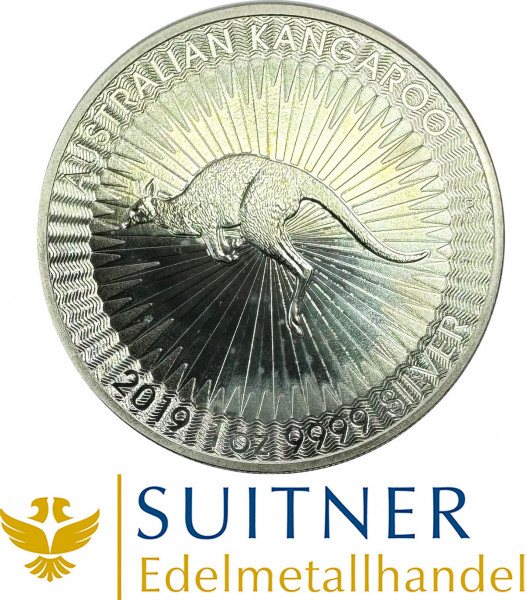 1 Oz Münze Silber Känguru Australien - Nugget