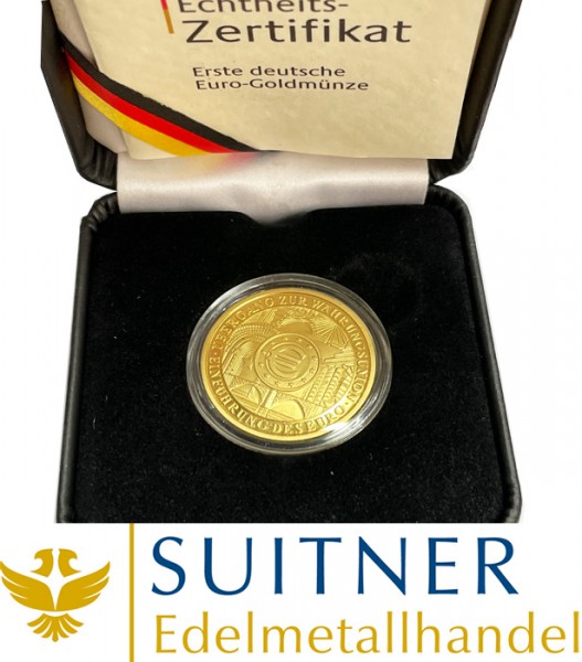 100 Euro Gold - Währungsunion 2002